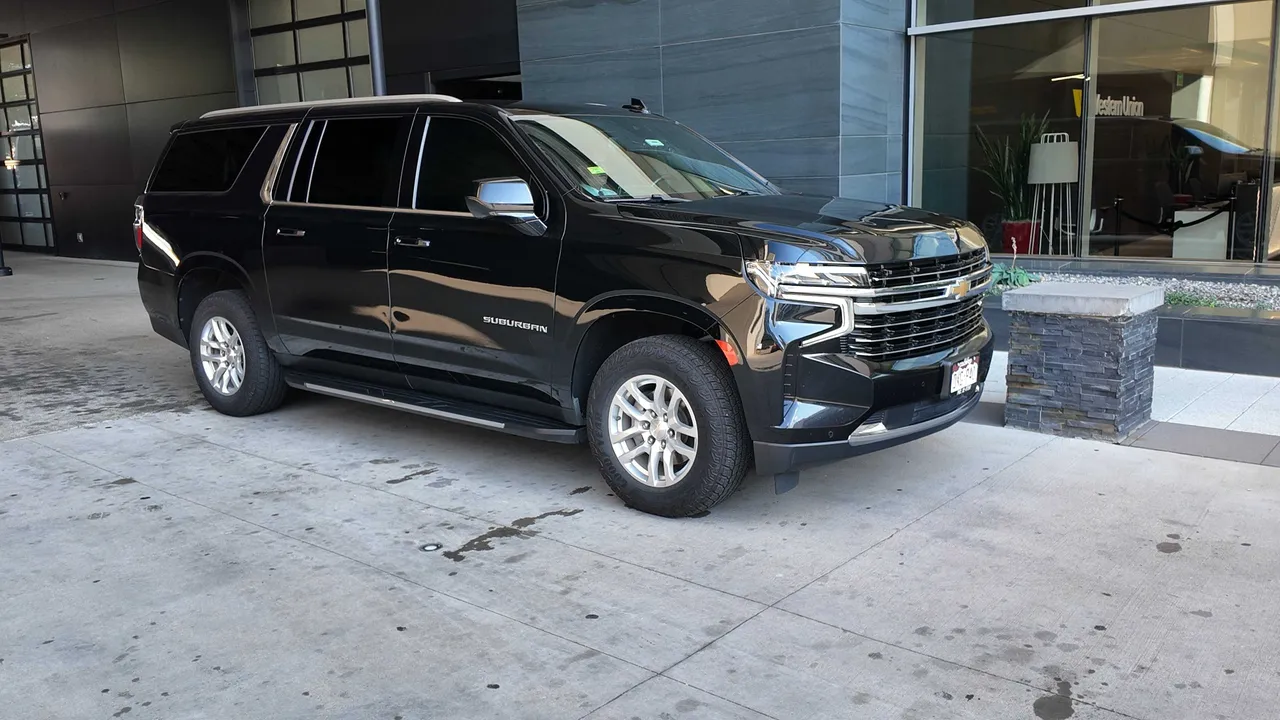 Black Chevrolet Suburban for airport transfers in San Juan County, NM