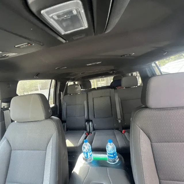 Chevrolet Suburban interior for airport transfers in Runnels County, TX