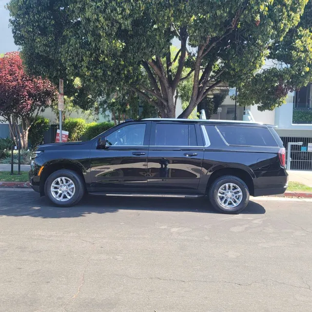 Black Chevrolet Suburban exterior, photo 3 for airport transfers in Westlake Village, CA
