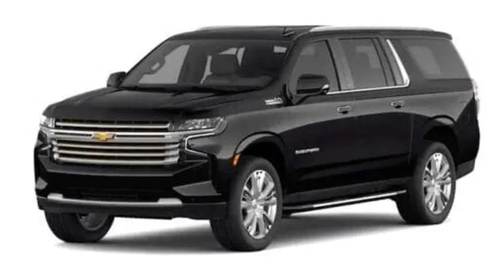 Black Chevrolet Suburban Business SUV for black car service in Saint Louis, MO Black Chevrolet Suburban Business SUV for black car service in Saint Louis, MO