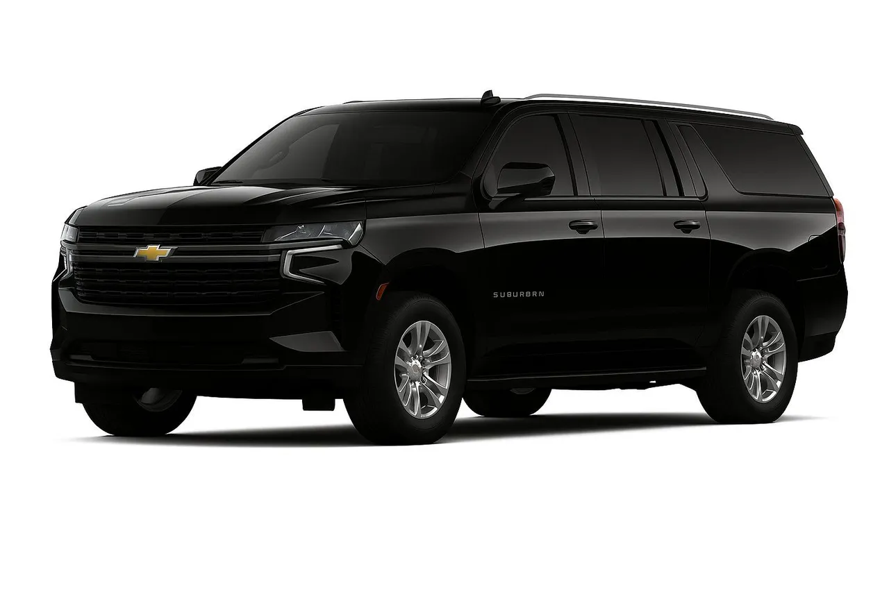 Chevrolet Suburban Business SUV for black car service in South El Monte, CA