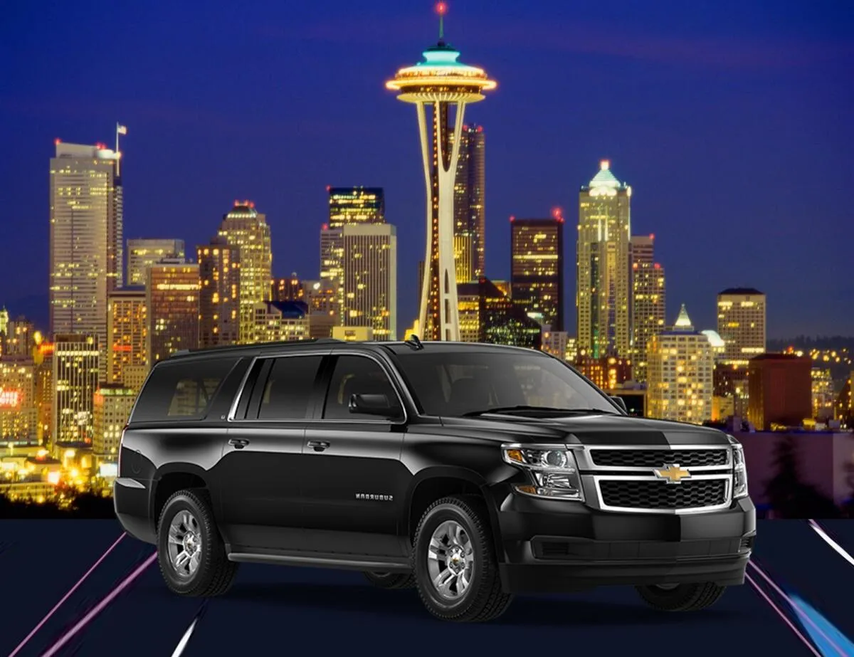 Chevrolet Suburban Executive SUV for chauffeur car rental in Snohomish County, WA