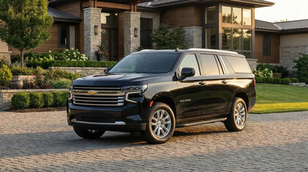 Black Chevrolet Suburban LT/LTZ for airport transfers Black Chevrolet Suburban LT/LTZ for airport transfers