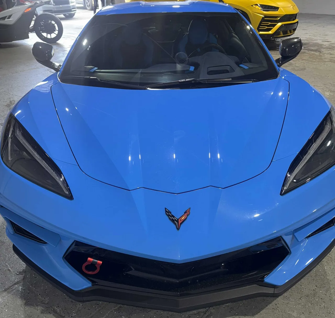 Blue Corvette