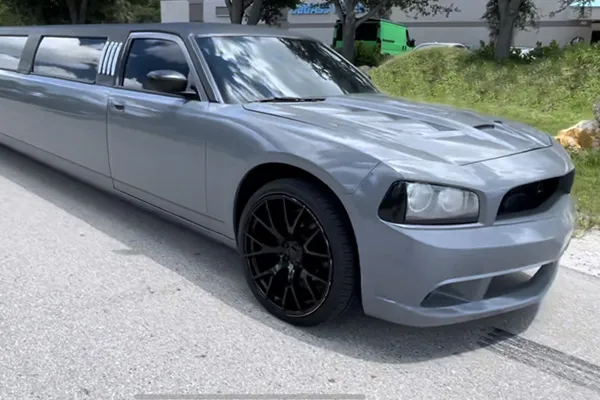 Dodge Charger Stretch Limousine for limo rental Dodge Charger Stretch Limousine for limo rental