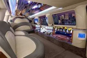 Excursion Limo White interior for limo rental in Purgitsville, WV