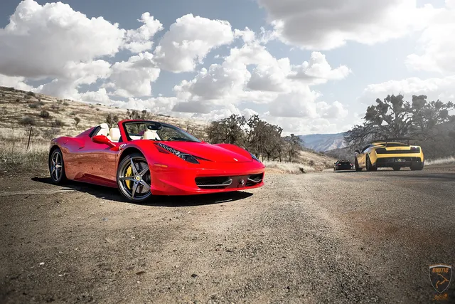 Ferrari 458 Spider for sports car rental in Yuma, AZ