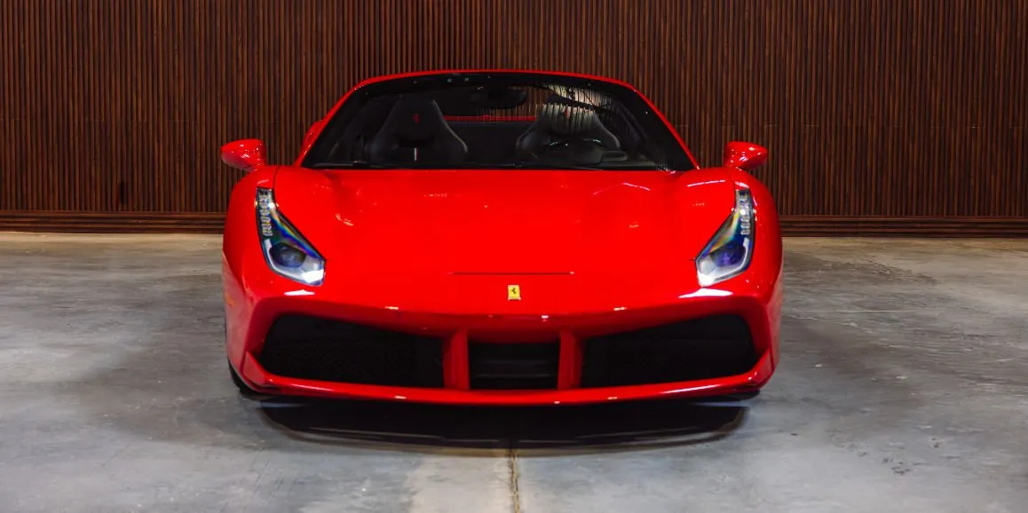 Red Ferrari 488 Spider, photo 2 for exotic car rental