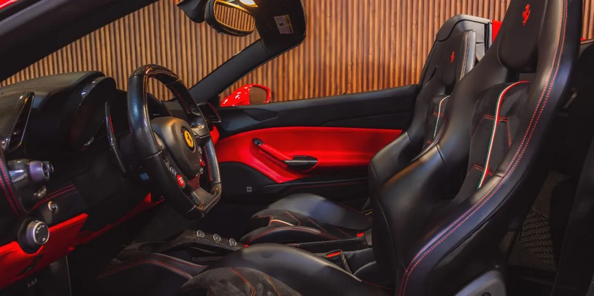 Red Ferrari 488 Spider, photo 5 for exotic car rental
