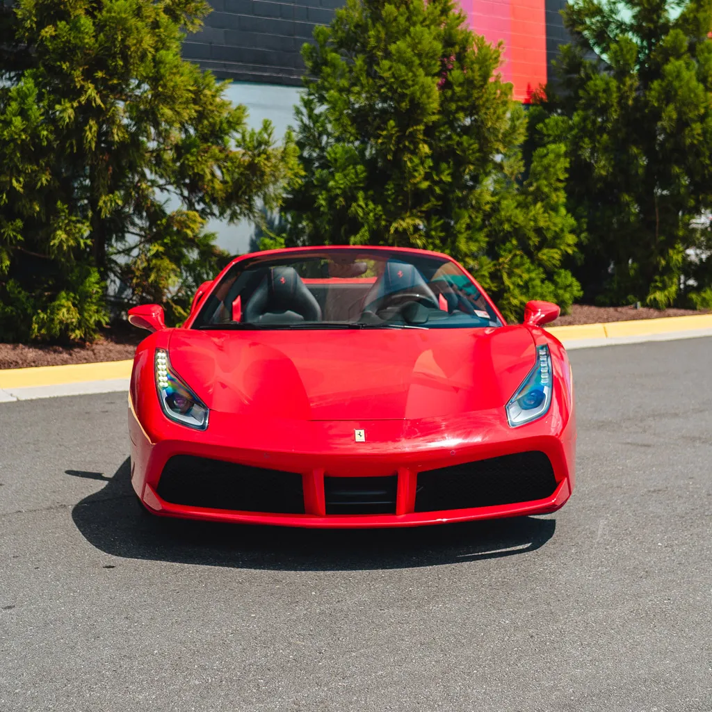 Ferrari 488 Spider Rosso Red, photo 10 for wedding car rental in Rockville, MD Ferrari 488 Spider Rosso Red, photo 10 for wedding car rental in Rockville, MD