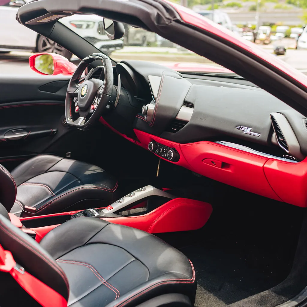Ferrari 488 Spider Rosso Red, photo 3 for exotic car rental in Ohio