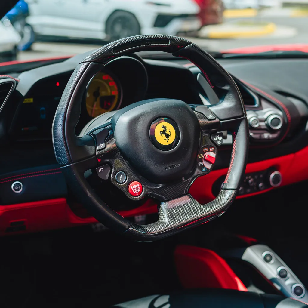 Ferrari 488 Spider Rosso Red, photo 4 for exotic car rental in Ohio