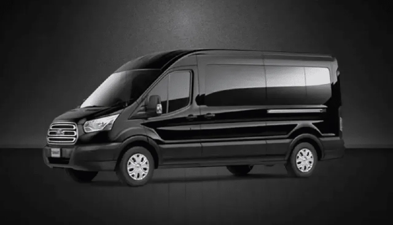 Black Ford Executive Van