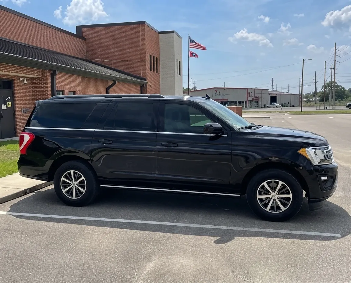 Black Ford Expedition MAX for airport transfers Black Ford Expedition MAX for airport transfers