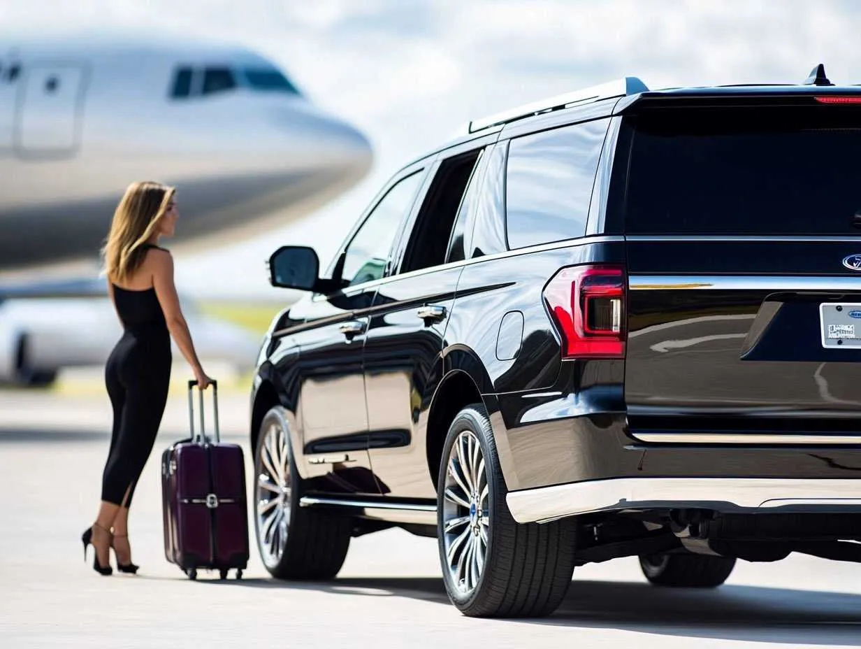 Black Ford Expedition for airport transfers in Nevada