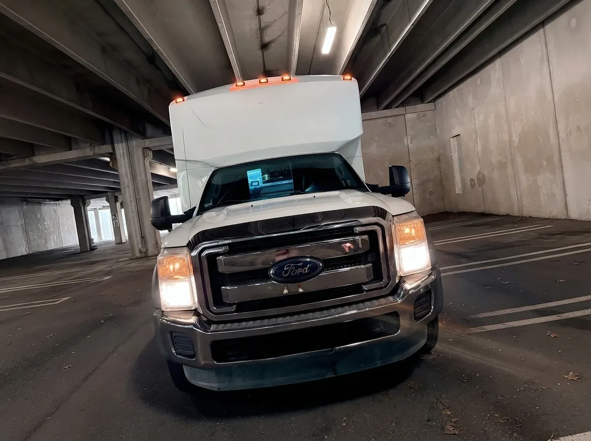 White Ford F-550 Party Bus, photo 3 for party bus rental White Ford F-550 Party Bus, photo 3 for party bus rental