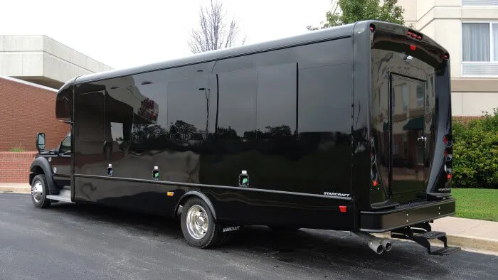 Black FORD F550 Executive VIP Mini Coach (28 Passenger), photo 4 for winery tour transport in Alaska