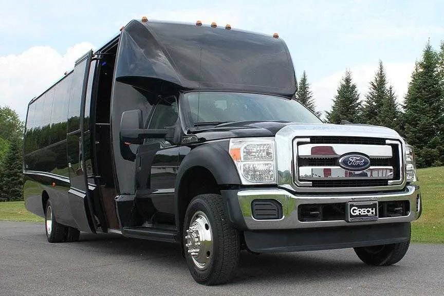 Black Ford F550 Party Bus Limo