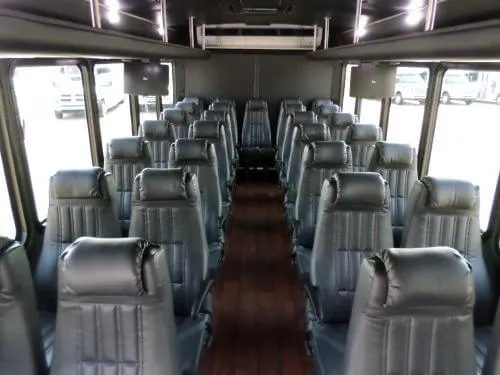 Black Ford F600 Executive VIP Shuttle Bus (32 Passengers), photo 5 for minibus rental in Hughes Springs, TX