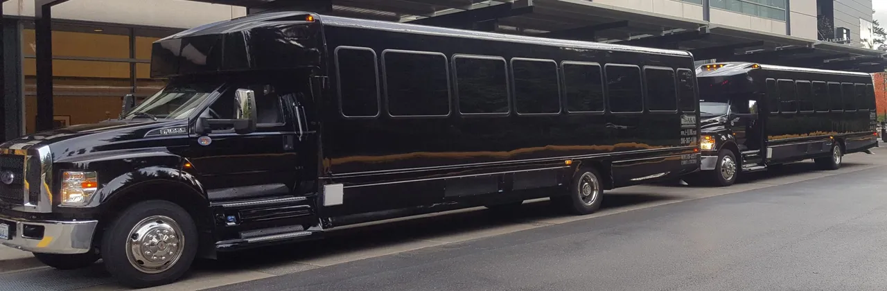 Black Ford F650 Executive VIP Shuttle Bus (44 Passenger), photo 4 for charter bus rental in Patriot, IN