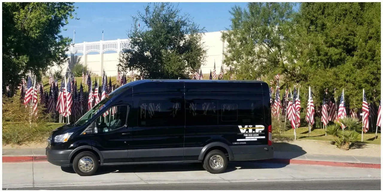 Black Ford Transit HD350, photo 2 for mini coach rental in Henderson, NV