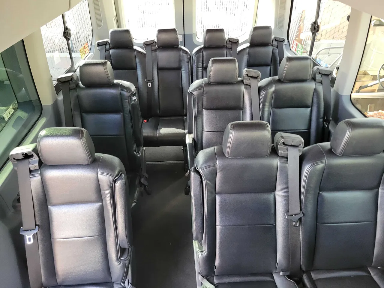 Black Ford Transit HD350, photo 3 for mini coach rental in Henderson, NV