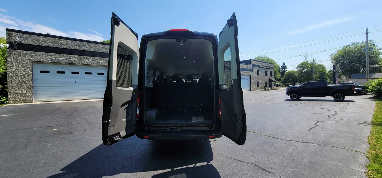 Black Ford Transit High Top Luxury Van, photo 3 for mini coach rental in Hannawa Falls, NY