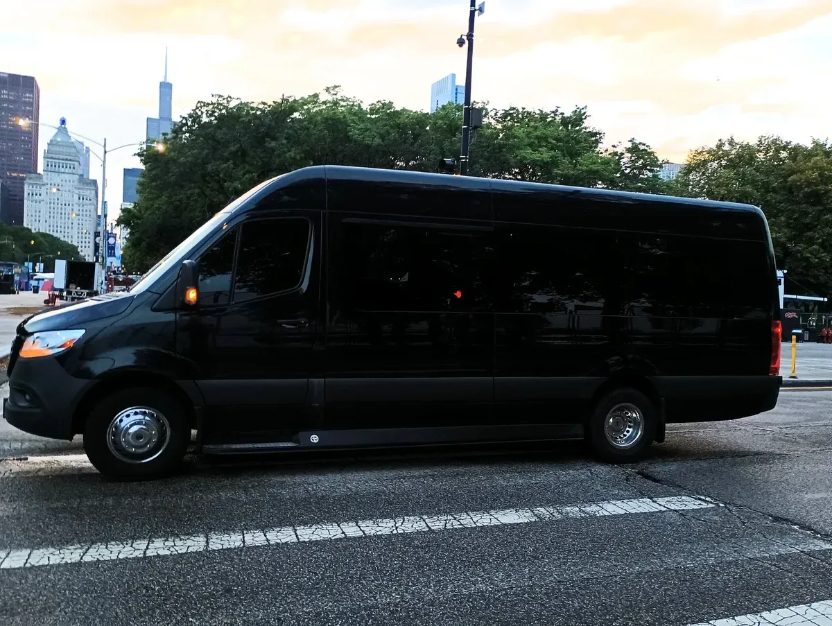 Ford Transit Passenger Van for mini coach rental in Avoca, NE