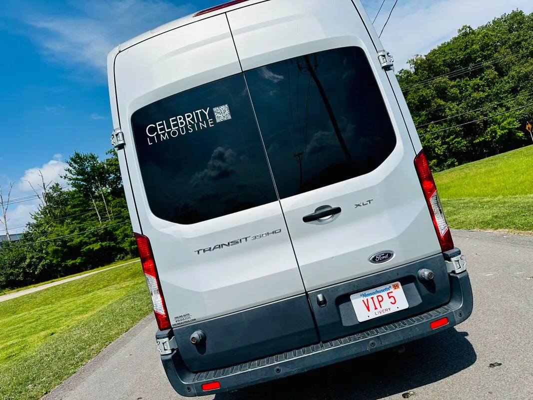 White Ford Transit VAN #2, photo 5 for mini coach rental in Peach Bottom, PA