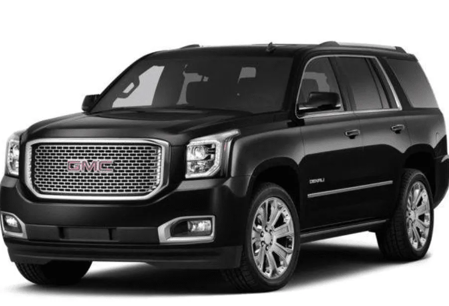Black GMC Denali for black car service in Laceys Spring, AL