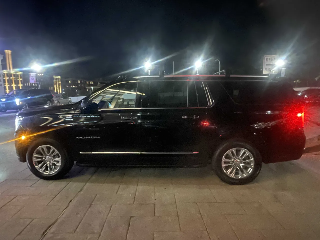 Black GMC Yukon for airport transfers Black GMC Yukon for airport transfers