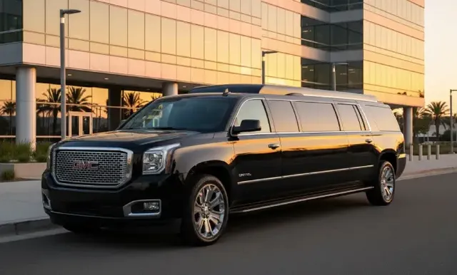 GMC Yukon Limousine for limo rental in Kissimmee, FL