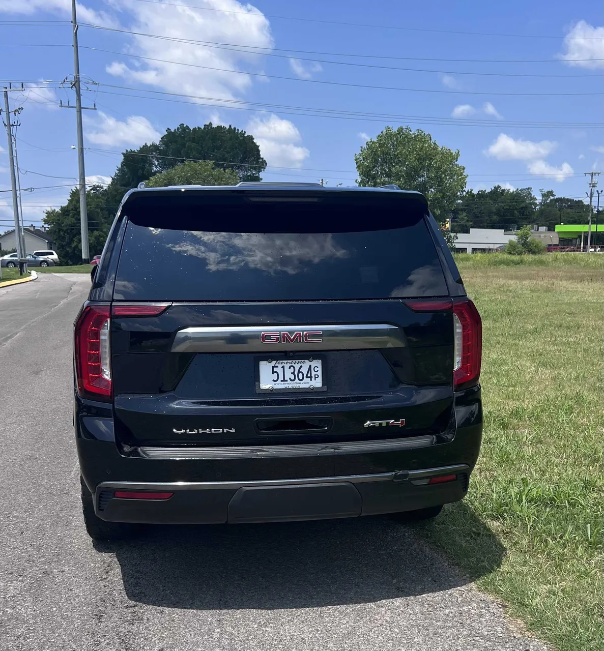 Black GMC Yukon XL exterior, photo 5 for chauffeur car rental in Nashville, TN