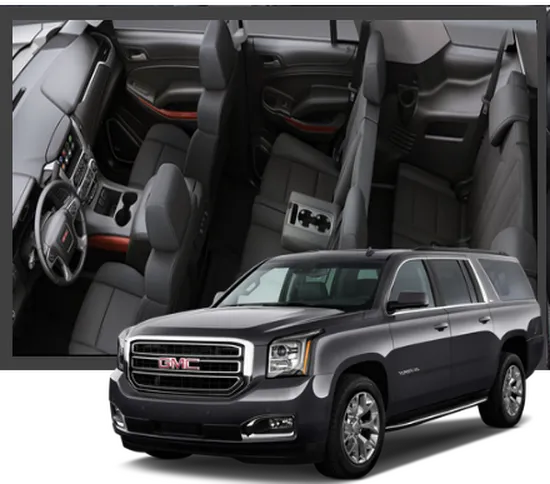 GMC Yukon XL Luxury SUV for airport transfers