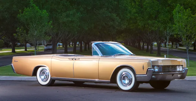 Gold Goldie -- The 66 Continental, photo 2 for wedding car rental