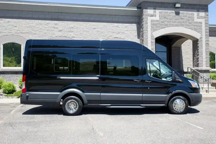 Black Grech Executive Van for mini coach rental in North Bend, NE