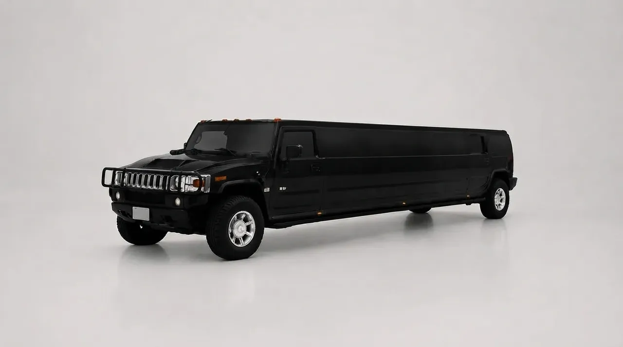 Black Hummer H2 Limousine for limo rental in El Paso, TX