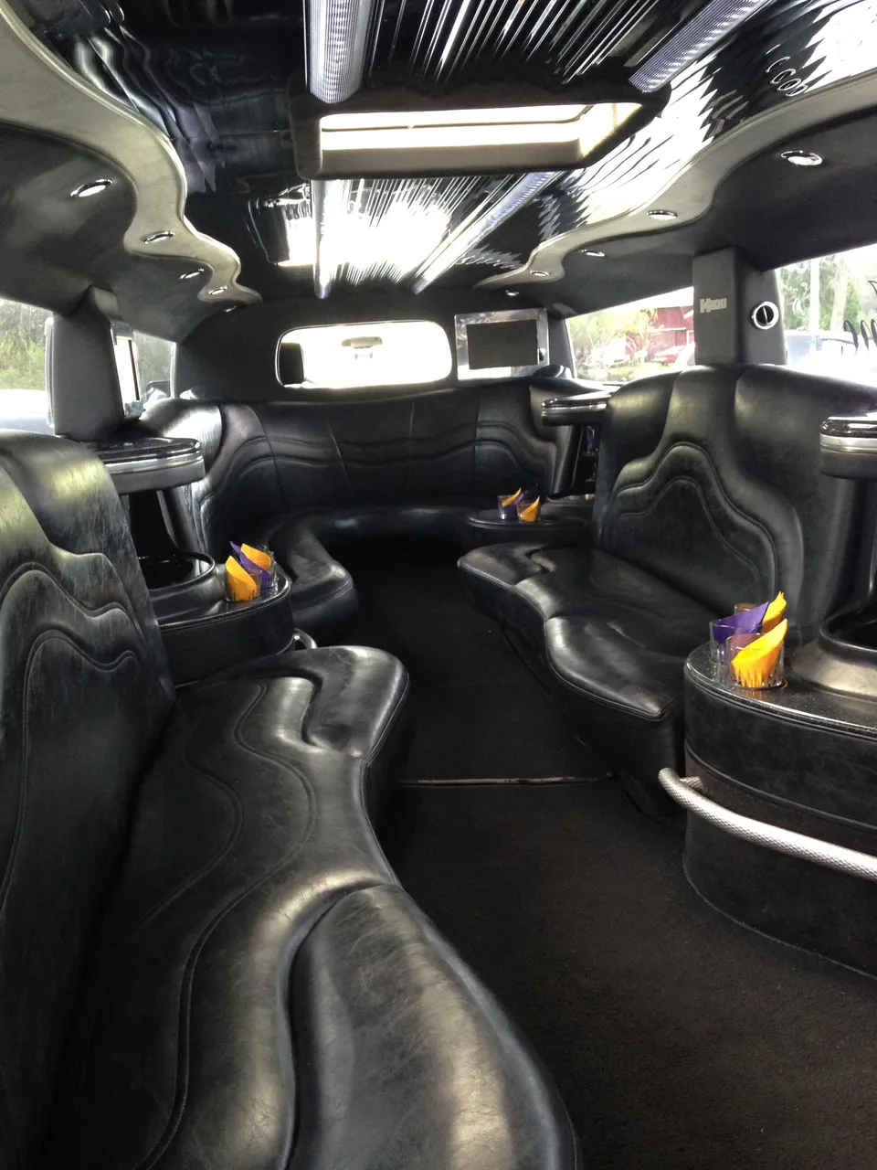 Hummer H2 Limousine - Elizabeth Taylor interior, photo 3 for hummer limo rental in Altmar, NY