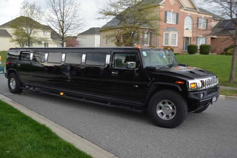 Black Hummer H2 Limousine for hummer limo rental in Altmar, NY