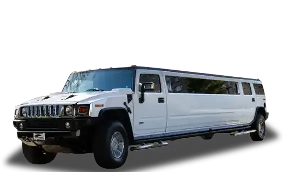 White Hummer Limousine for hummer limo rental in Tomah, WI