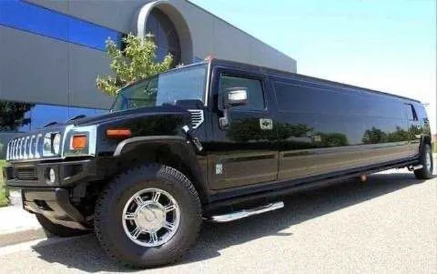 Black Hummer Limousine for limo rental