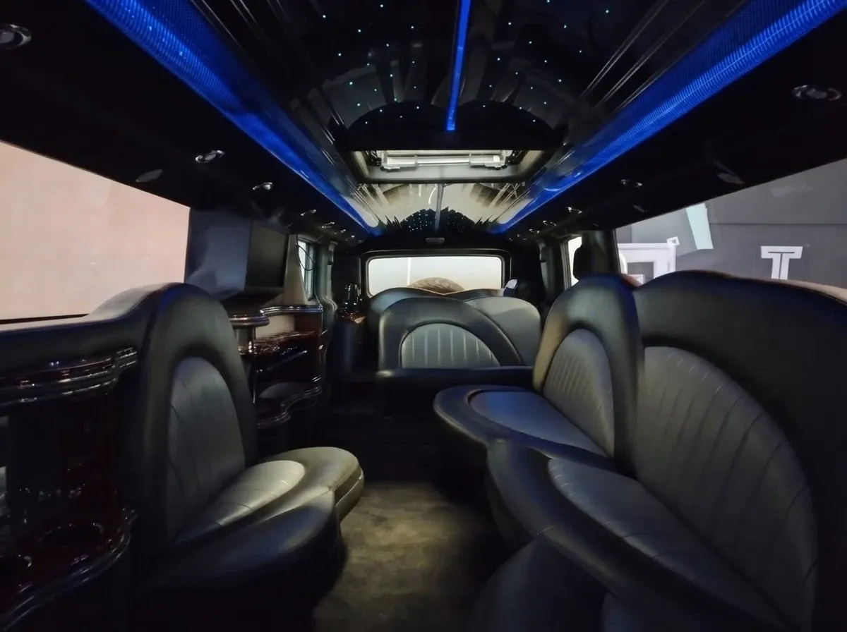Black Hummer Limousine, photo 7 for winery tour transport in Parrish, FL