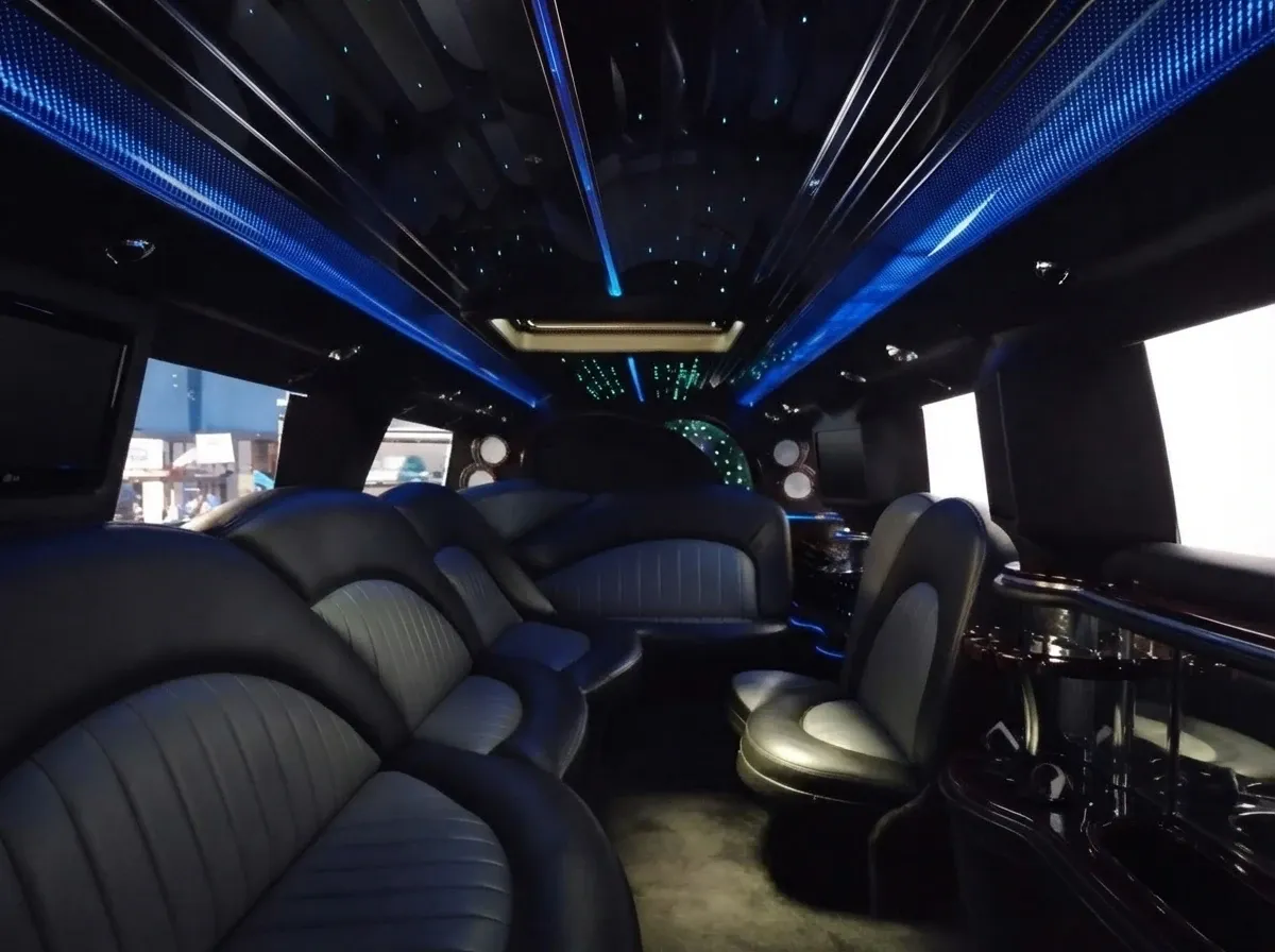 Black Hummer Limousine, photo 11 for winery tour transport in Parrish, FL