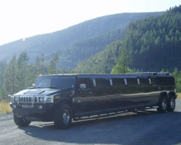 Black Hummer Limousine for hummer limo rental