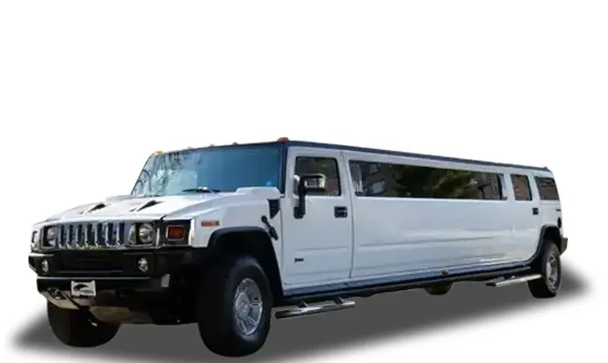 White Hummer Limousine for limo rental in Leon, VA