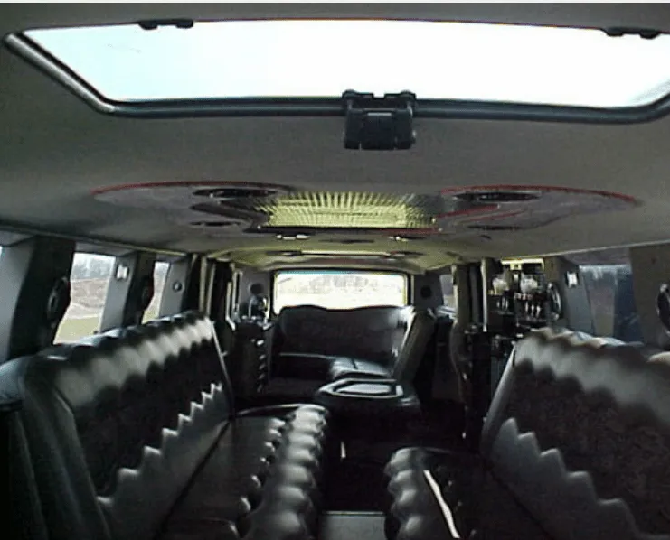 Hummer Limousine interior for hummer limo rental