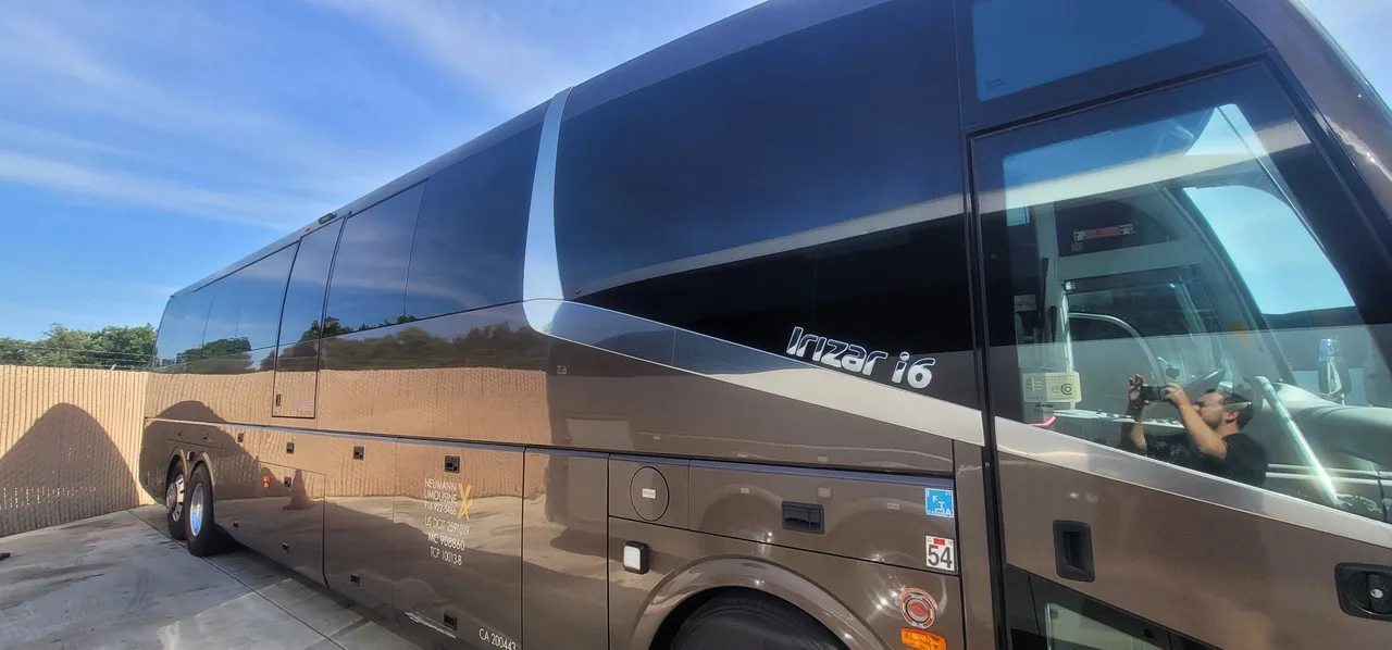 Brown Irizar Motorcoach, photo 2 for charter bus rental in Glennville, GA