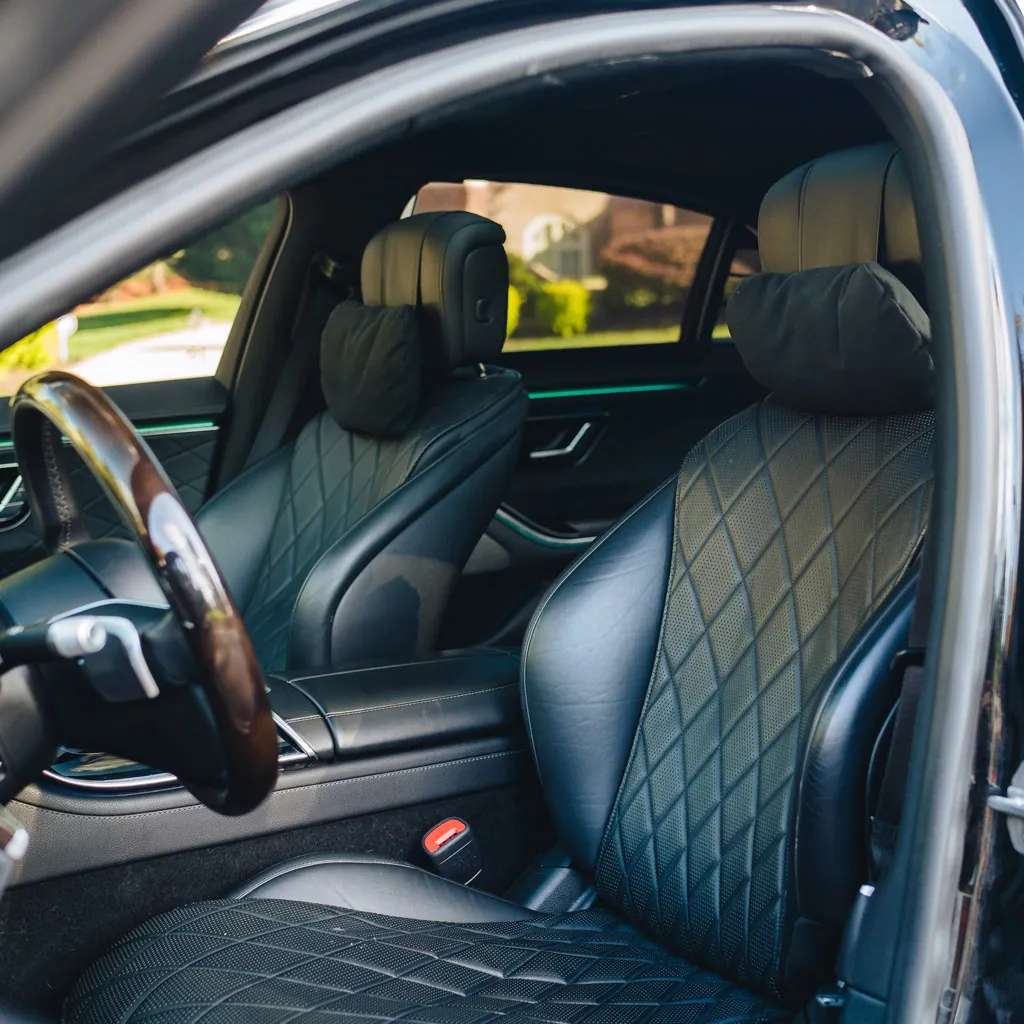 Silver ‘Kanye Maybach’ Full Chrome 2022 Mercedes-Benz S580, photo 5 for luxury car rental