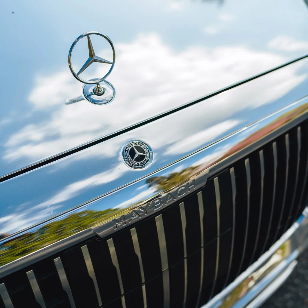 Silver ‘Kanye Maybach’ Full Chrome 2022 Mercedes-Benz S580, photo 8 for wedding car rental in Rockville, MD Silver ‘Kanye Maybach’ Full Chrome 2022 Mercedes-Benz S580, photo 8 for wedding car rental in Rockville, MD
