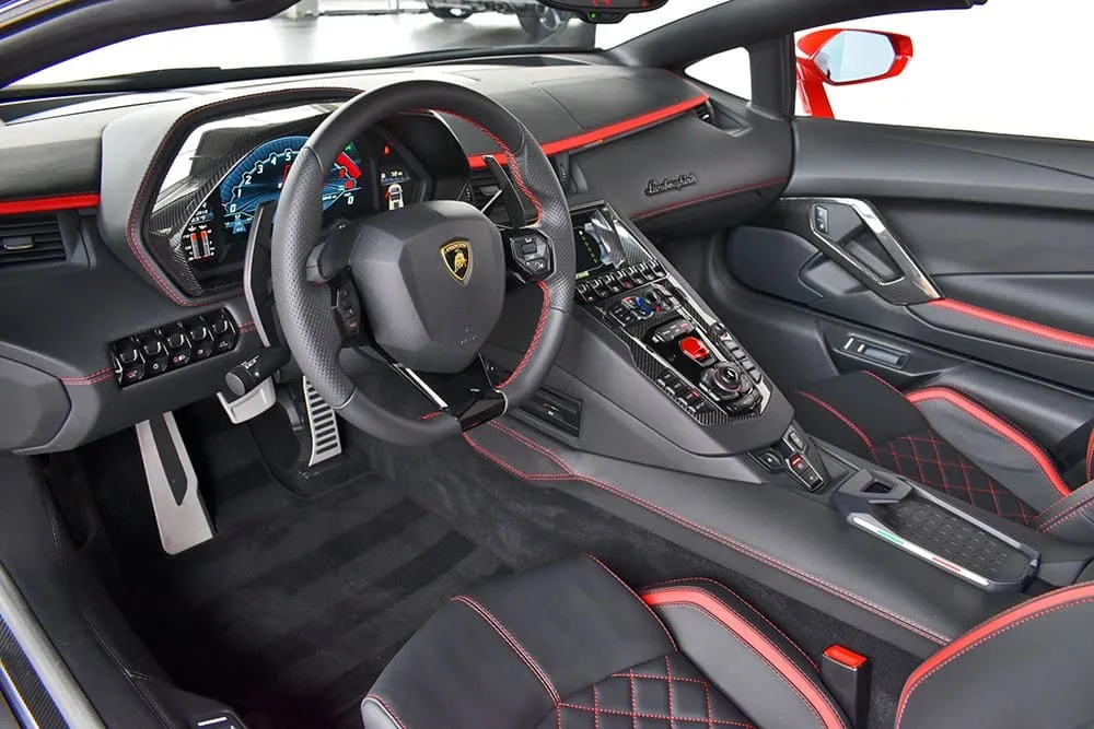 Red Lamborghini Aventador S, photo 8 for exotic car rental in Houston, TX Red Lamborghini Aventador S, photo 8 for exotic car rental in Houston, TX